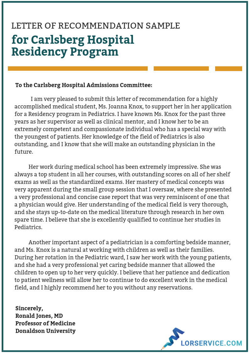 Professional Reference Letter For Scholarship