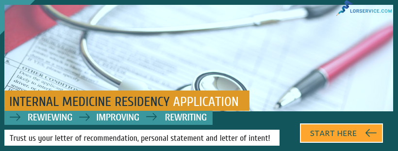 internal medicine residency programs lor writing requirements internal recommendation letter