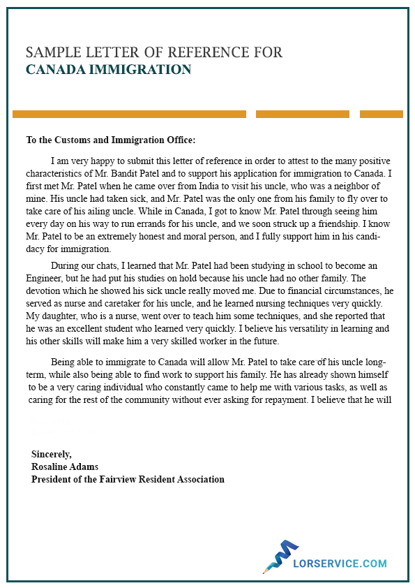 Immigration Referral Letter Sample from www.lorservice.com