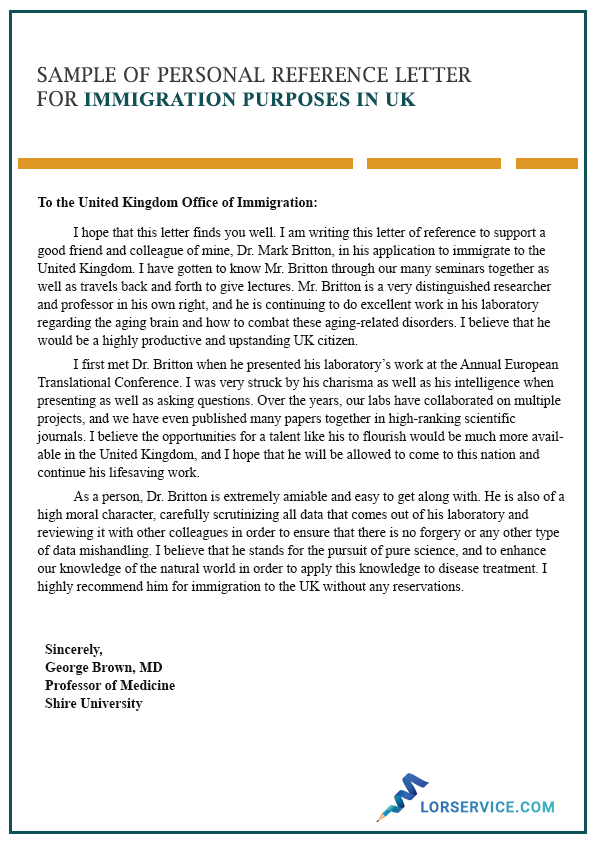 Recommendation Letter For Immigration Residency from www.lorservice.com